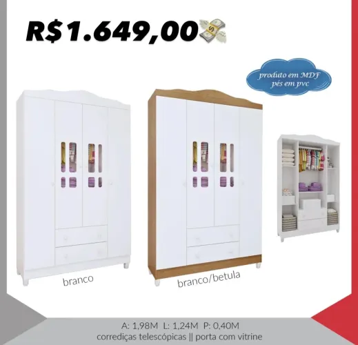 Guarda Roupa Bebê