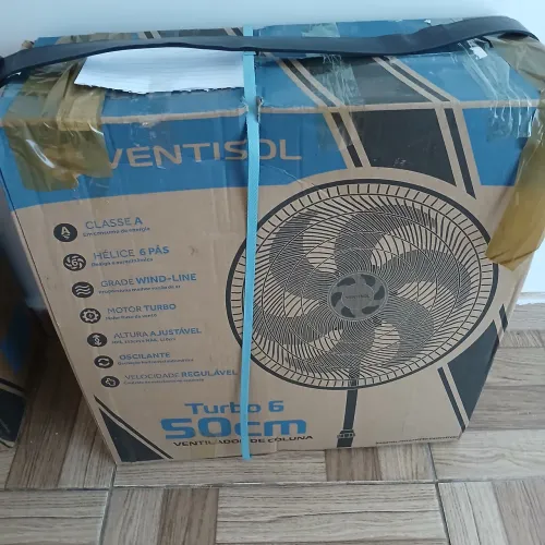Ventilador de coluna 50 cm novo, na caixa