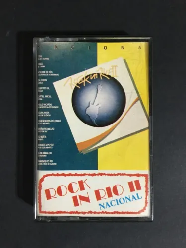 Fita K7 Rock in Rio II Nacional 1991 - Funcionando (Paralela)