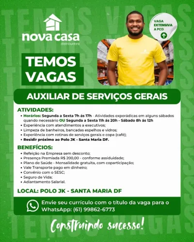 AUXILIAR DE SERVIÇOS GERAIS