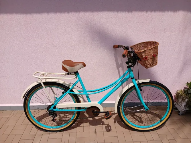 Bicicleta Retrô Aro 26 Com Cesta e alta qualidade!