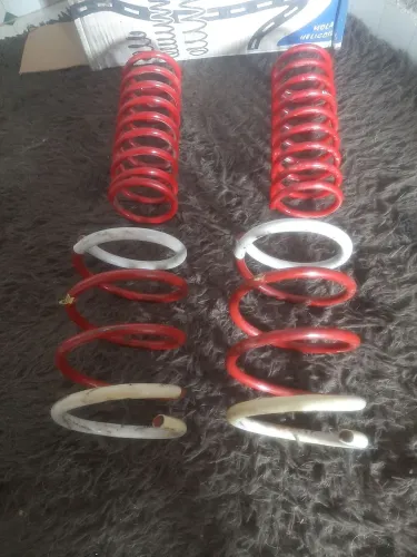 Suspensão fixa molas esportiva tuning 
