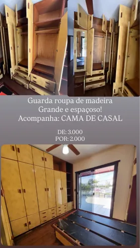 GUARDA ROUPA DE MADEIRA