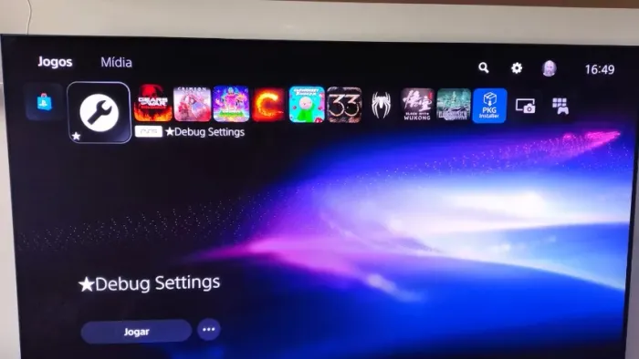 PS5 midia fisica desbloqueado versão 9.0 Impecável completo webkit