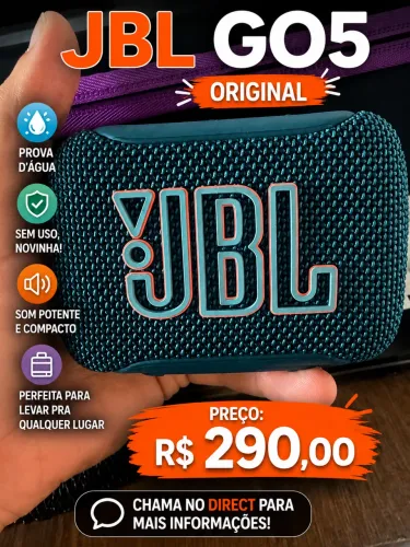 ? JBL GO5 Original ? Prova d?água ?