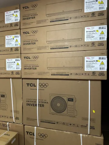 Ar condicionado 12000 Btus TCL inverter Wi-Fi IA breezein novas