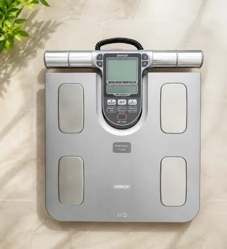 balança digital de bioimpedância omron hbf-514c