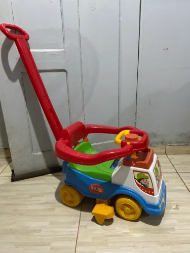 Carrinho de Passeio Infantil Totoka com Empurrador
