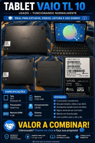 Tablet- Vaio TL10