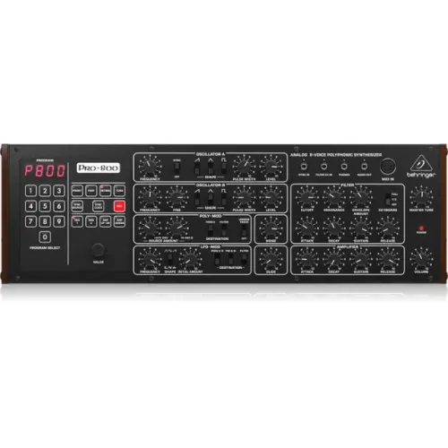 Sintetizador Analógico Behringer PRO-800 Polifônico 8 Vozes Desktop