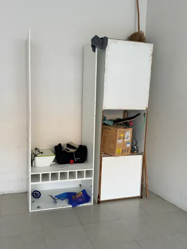 Planejado para colocar geladeira + planejado para forno e microondas