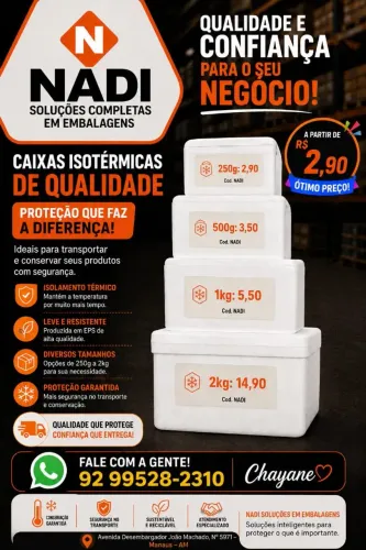 CAIXA ISOTÉRMICA