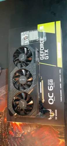 Placa de Vídeo ASUS TUF Gaming Triple Fan 1660 SUPER OC 6GB