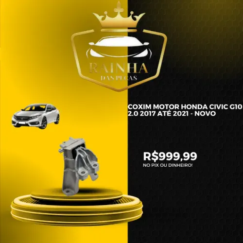 Coxim Motor Honda Civic G10 2.0 2017 até 2021 - NOVO