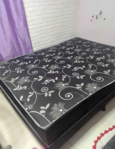 CAMA CASAL BOX CONJUGADA 8CM DE ESPUMA NOVA E COM FRETE GRÁTIS 430,00