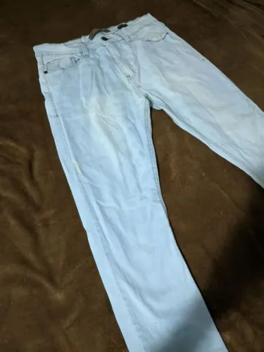 Calça Jeans Azul Claro Tamanho 40