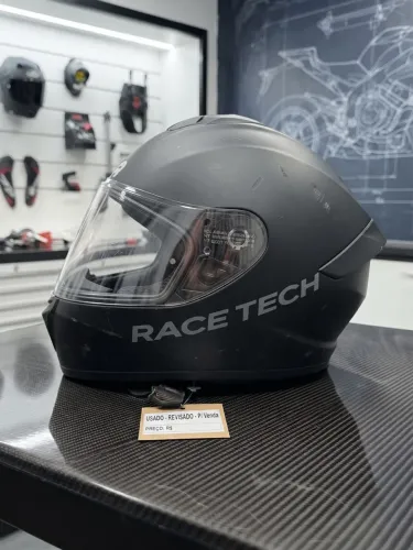 Capacete fechado Race Tech n58 + brindes
