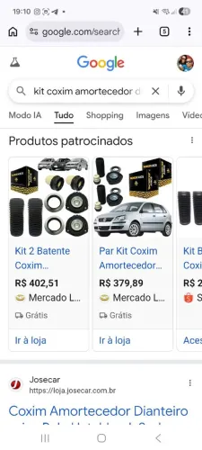 kit coxim dianteiro polo 2002 a 2014 monroe  axios 