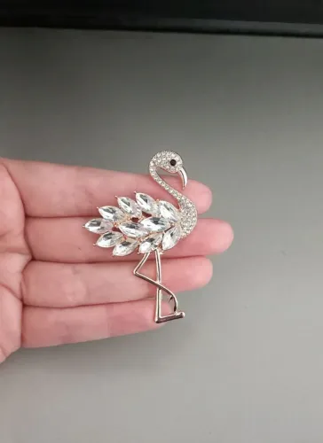 Broche de Flamingo Luxo (novo)