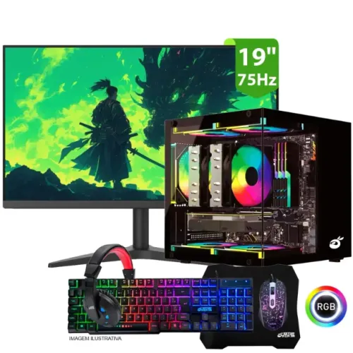 PC Gamer Completo Revenger II, GeForce GT 730 4GB, Intel Core i7, 16GB RAM, SSD 480GB