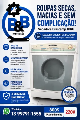Secadora Brastemp 10KG