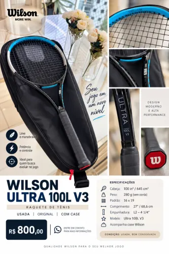 Raquete de tênis Wilson ÓTIMA