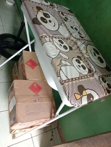 Banheira com trocador