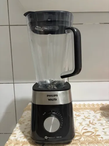 Liquidificador Philips Walita Serie 5000 RI2242/91 Preto 12 Velocidades + Pulsar 1200W