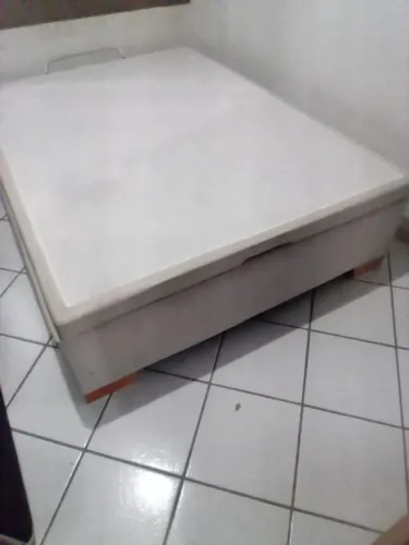 Cama Box Baú Casal Linho Sonhar