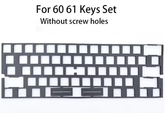 Foam PCB e Plate de teclado 60%