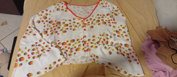 Blusa Cropped Damyller Original Estampada - Tam M