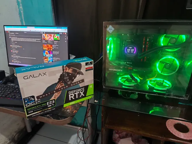 PC GAMER INTEL I9-13900KF 13ª geração + RTX 3060 12GB OC | 32GB RAM | 2 TB NVMe