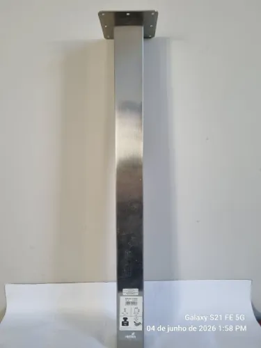 Pé de mesa cromado