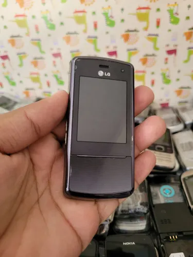 Celular Lg Kf510 Slide Aço Lindo Celular Antigo Colecionador