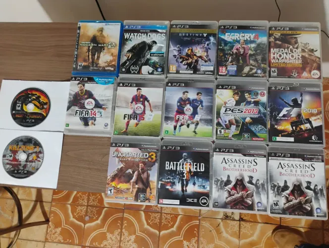 Lote jogos PlayStation 3