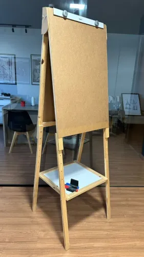 Cavalete Para Flip-chart Madeira 1,80mts