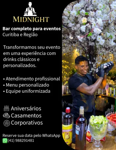 Open Bar | Bartenders | Bar completo para seu evento.