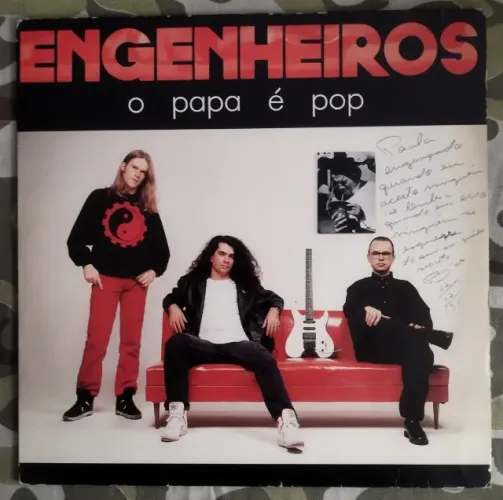 LP Vinil Engenheiros Do Hawaii - O Papa É Pop VG+/EX (1990) Rock Nacional