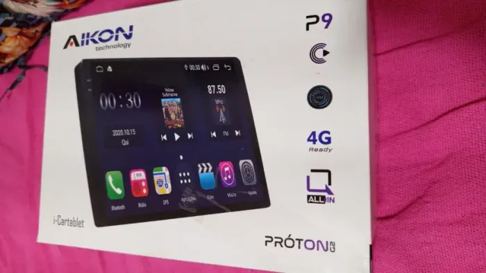 Central Multimídia Pad Aikon Próton 4g 64gb 