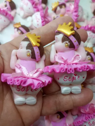 Lembrancinhas para chá de bebê em Biscuit 