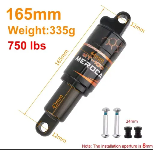 Amortecedor shock traseiro bike Full suspension 