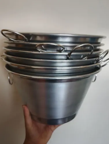 6 Baldes de gelo de alumínio 