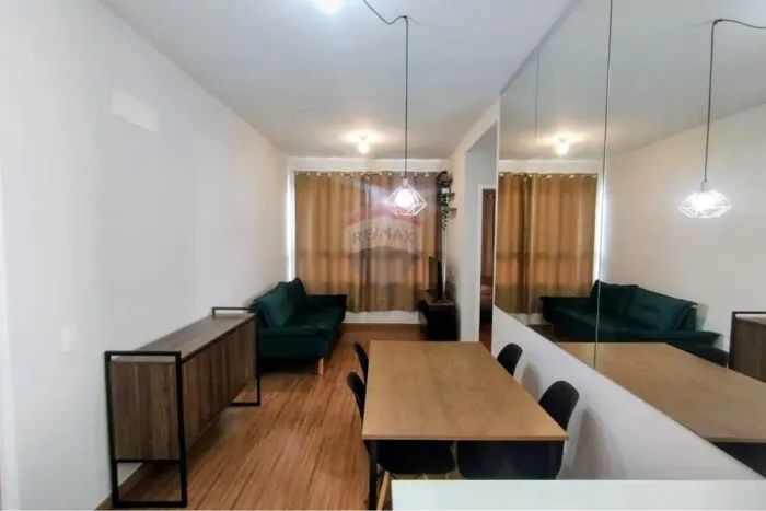 Apartamento totalmente Mobiliado para Locação no Condomínio Jardim DVeras Extrema/MG