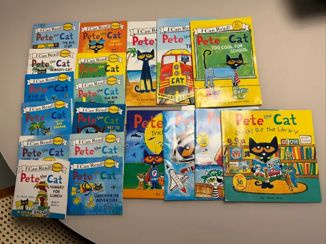 Kit Livro Infantil Inglês Pete the Cat