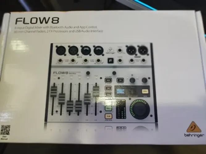 Mesa De Som Digital Behringer Flow 8 Mixer 8 Canal Bluetooth