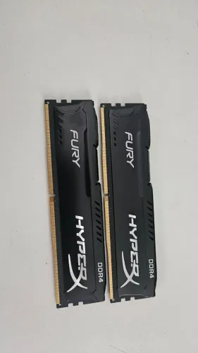 Memoria ram Ddr4 32Gb 2x16Gb Fury 2666Mhz (Seminovas 3 meses de garantia)