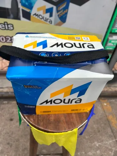 Bateria Moura 60Ah Nova + Instalação na Hora