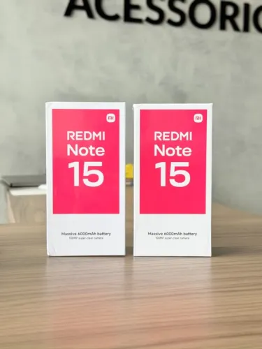 Xiaomi Note 15 256GB 8RAM Originais Lacrados Pronta Entrega Loja Física