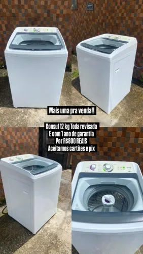 Consul 12 kg Toda revisada e com 1 ano de garantia
