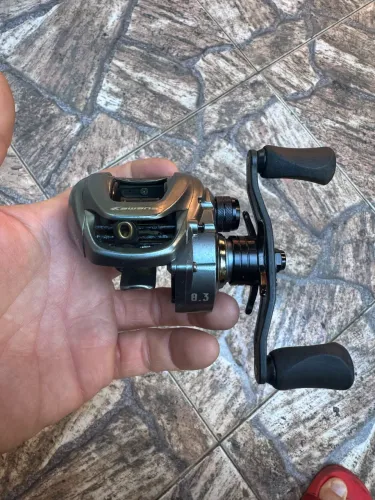Carretilha Kawana Lince 11 Rolamentos Drag 7kg 135g Manivela Esquerda
